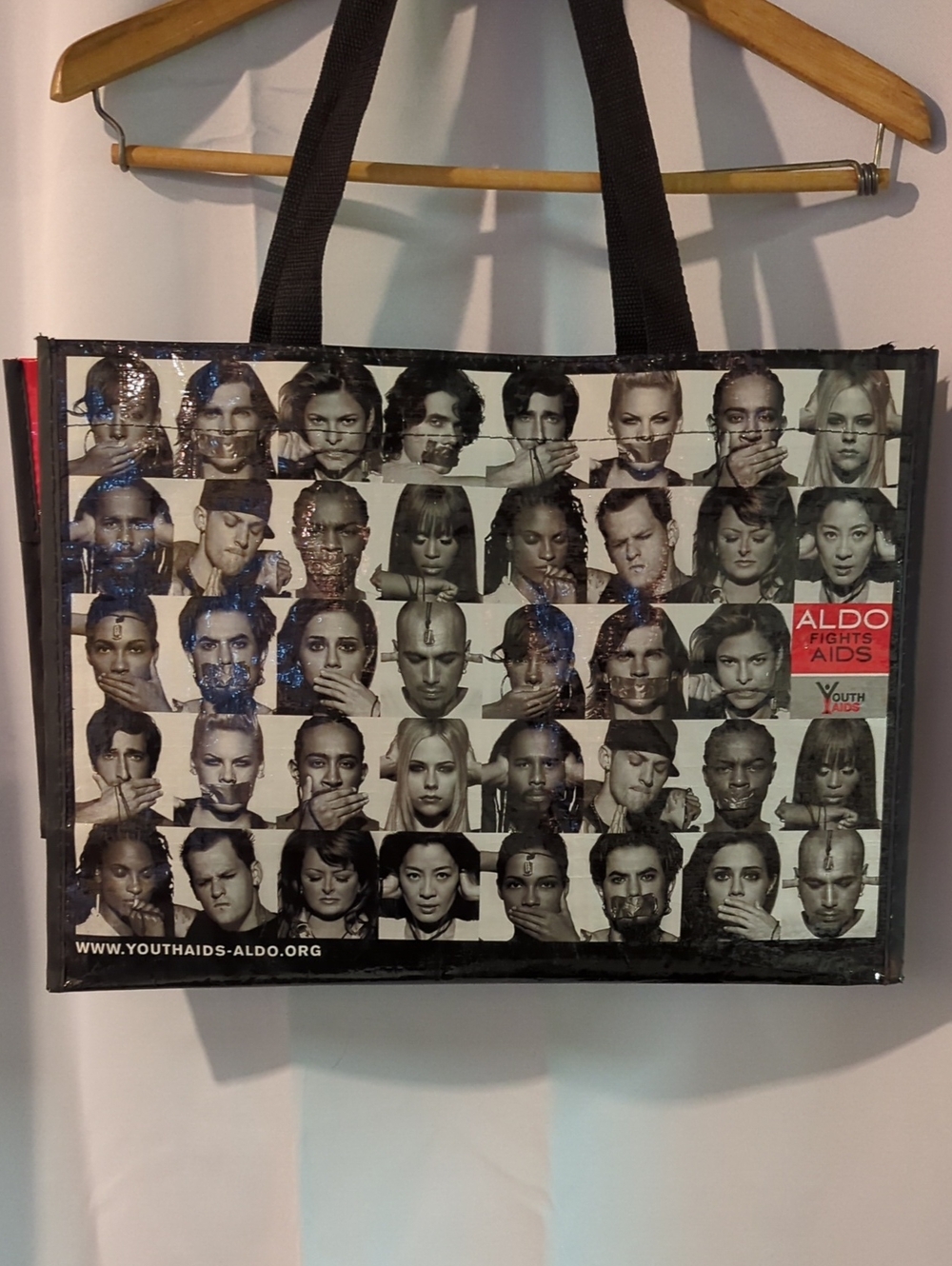 ALDO Fights AIDS 2005 Promotinal Tote w/ Dogtags